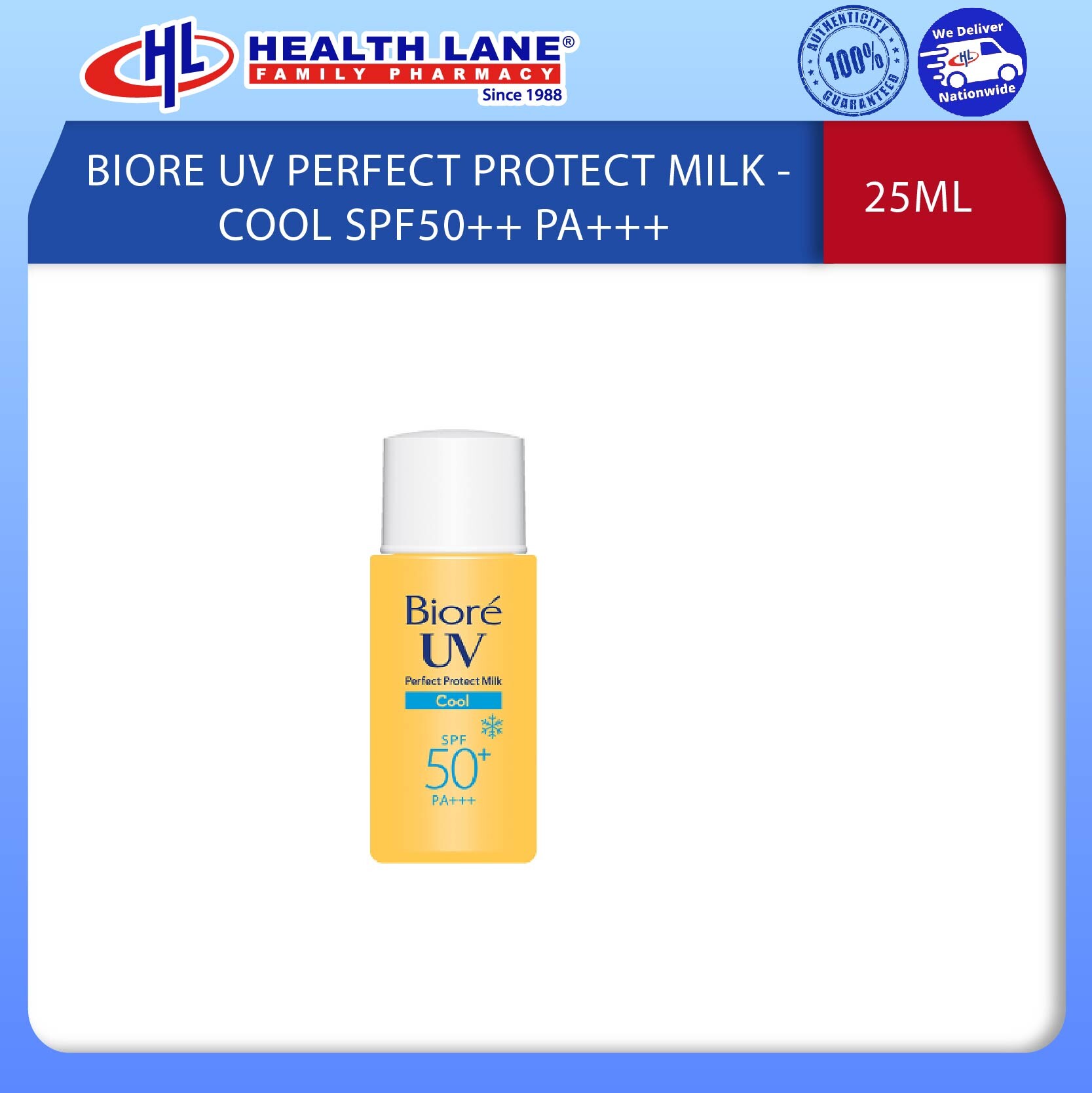 BIORE UV PERFECT PROTECT SUSU - COOL SPF50++ PA+++ 25ML